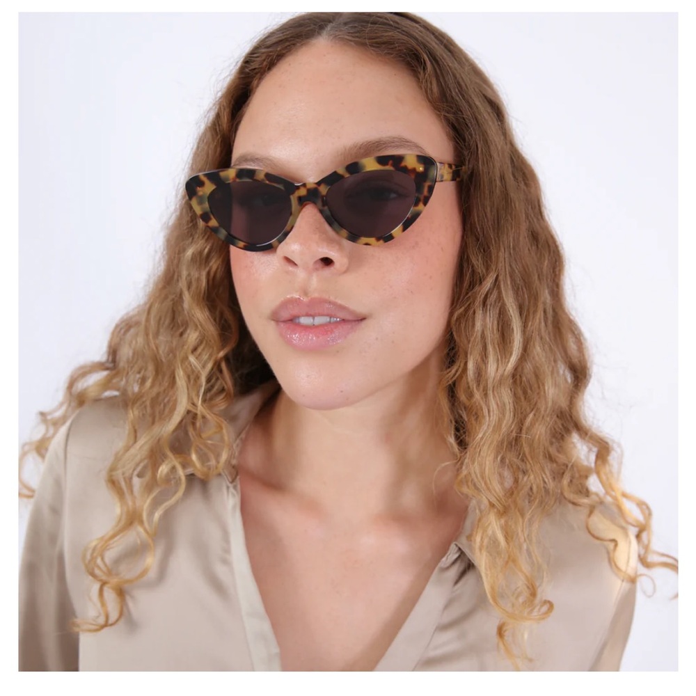 Illesteva Pamela Tortoise Shell Cat-Eye Sunglasses